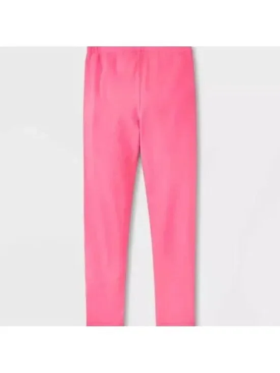 Cat & Jack Leggings Hot Pink XS(4/5) 2 Pack Twins NWT