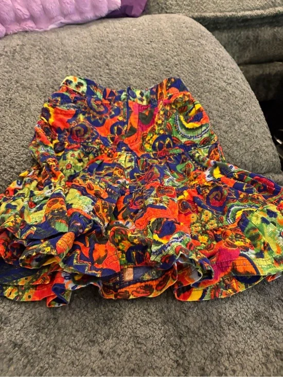 The Children's Place Neon Abstract Ruffle Skirt