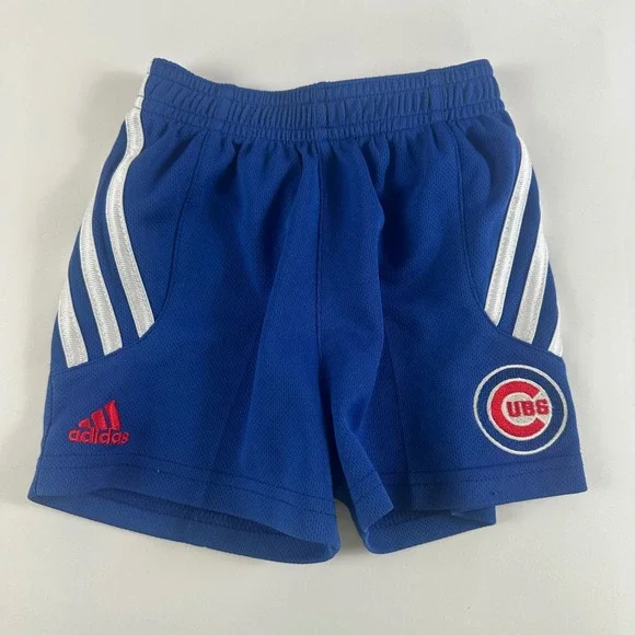 Adidas Chicago Cubs Royal Blue Athletic Shorts‎ Kids Size 12M