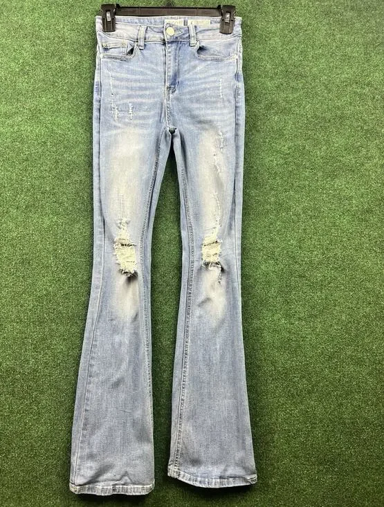 Indigo Rein Size 5 Light Bootcut Denim Jeans w/ Pockets