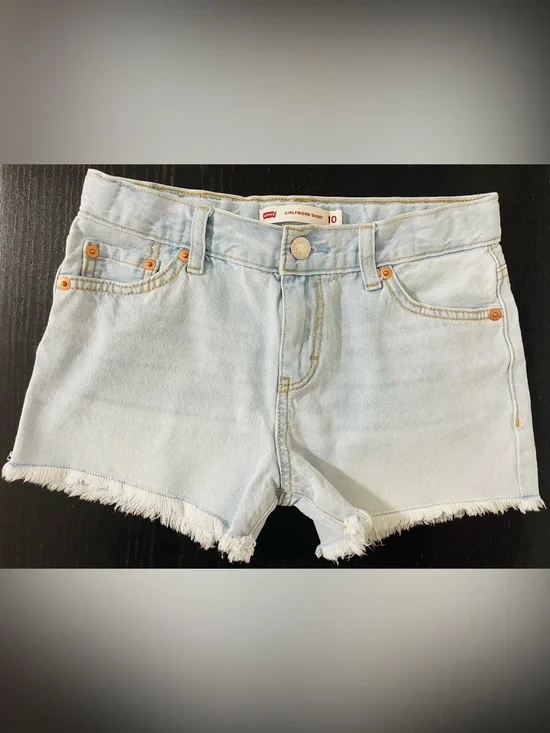 Levi's Blue Denim Cutoff Shorts