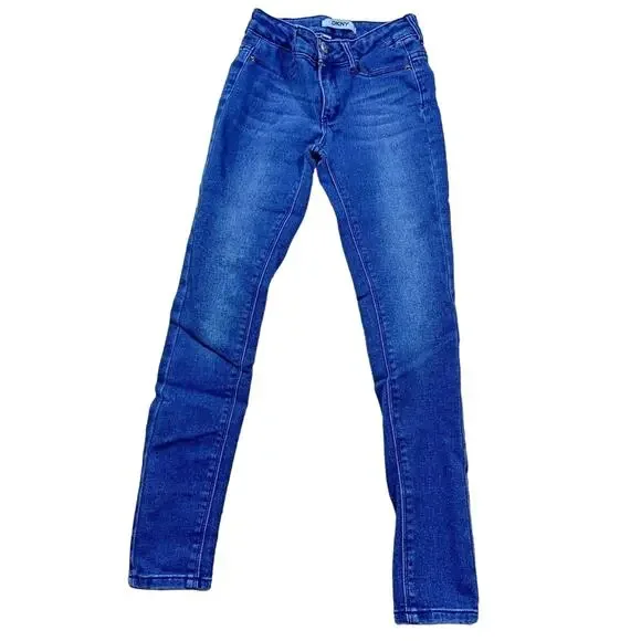 DKNY Girls Jeans  Size 8 Skinny Dark Wash Stretch