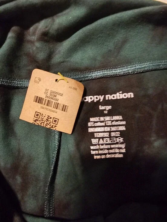 Happy Nation by Victoria’s Secret NWT Foldover Flare Yoga Pants Girls L/12