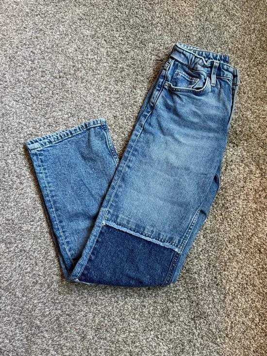 H&M kids Two-Tone Blue Straight Jeans