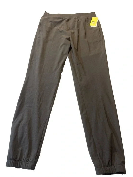 All In Motion Boys Stretch Woven Jogger Pants In Gray Size Medium