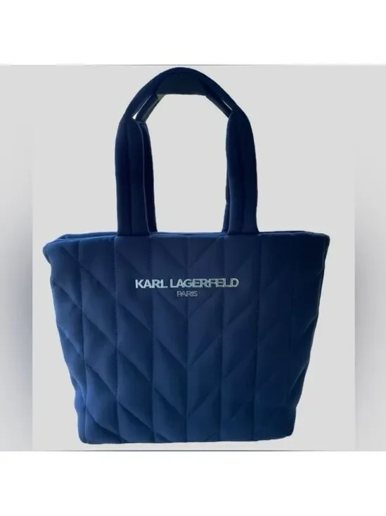 Karl Lagerfield LARGE Puffy Blue Tote LH5A18CA