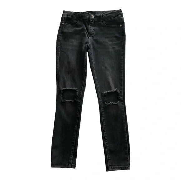 (2)-ART CLASS-GIRLS BLACK DENIM JEANS-SIZE 12