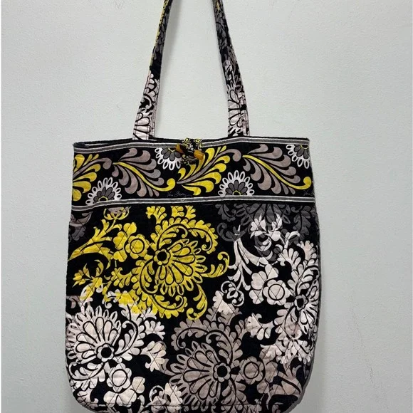 Vera Bradley Quilted Floral Classic Shoulder Tote Bag Retired 