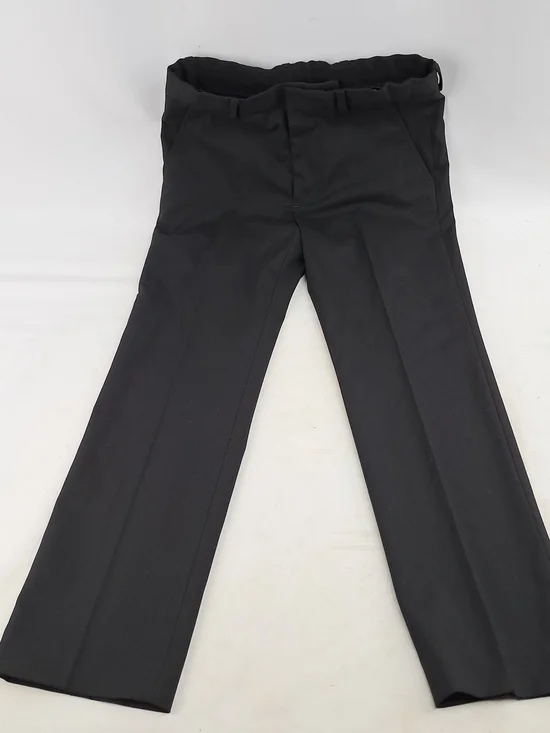 Black Boys Dress Pants Elastic Waist Pull On Formal Slacks Pants Size 8 Regular