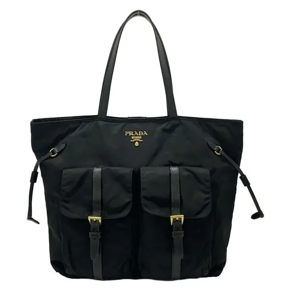 Prada Tote Bag Nylon Leather