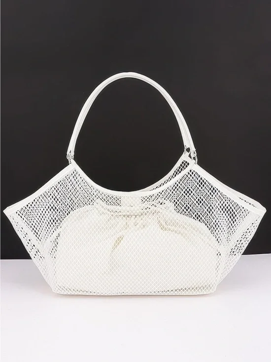 Mesh Tote Bag With Removable Liner