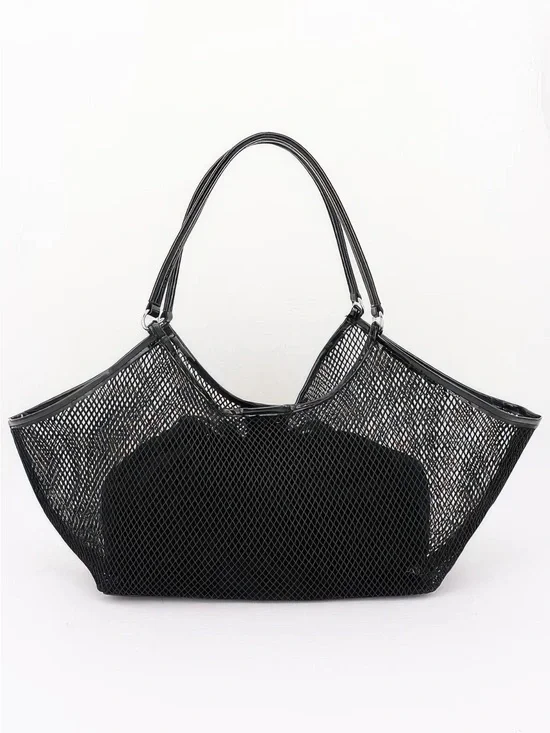 Mesh Tote Bag With Removable Liner