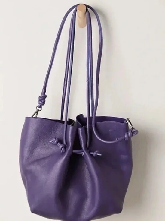 NWT Free People Head Over Heels Tote in Mulberry