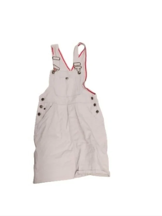 G.H. Bass Co. Girls Khaki Overall Skirt Sz XL