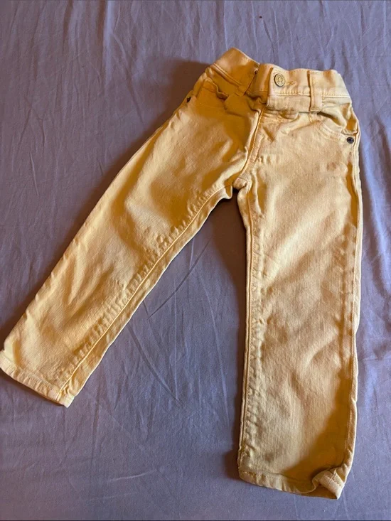 Gymboree Kids Yellow Stretch Denim Jeans