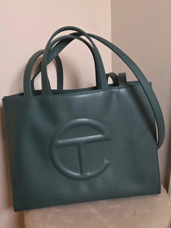 Telfar Medium Green Tote Handbag-Just Like NEW