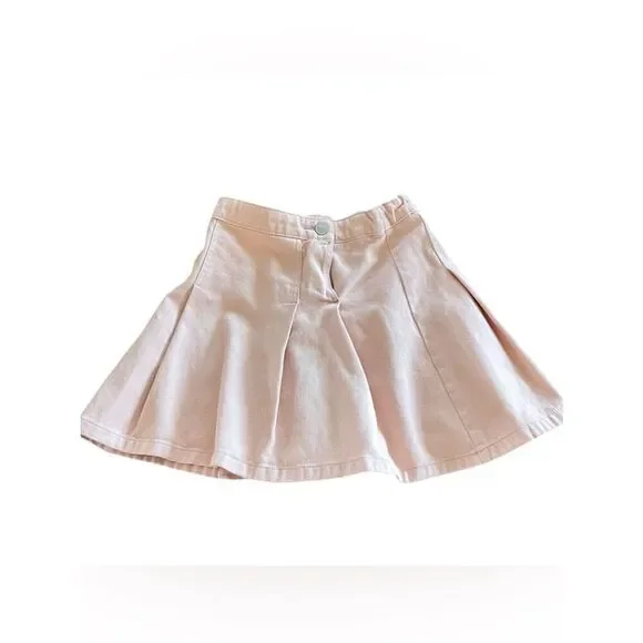 Girls H&M Pink Denim Mini Skirt