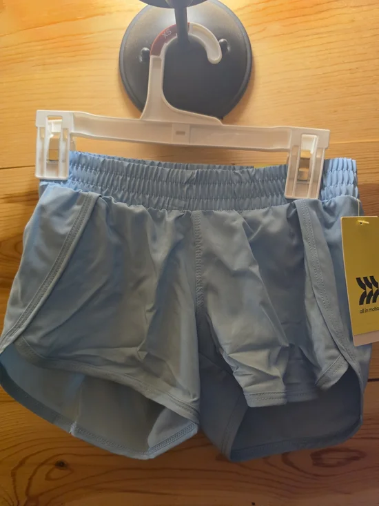 all in motion Light Blue Women's Athletic Running Shorts