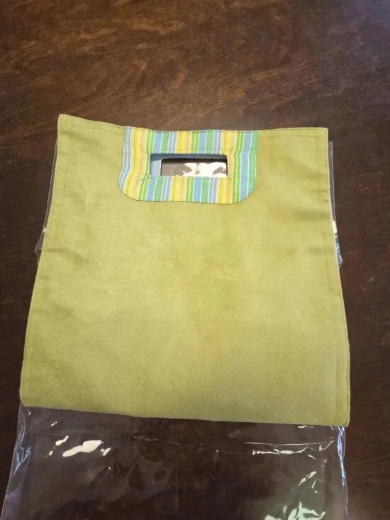 Vintage folding carry fold travel bag from Suburban Silk