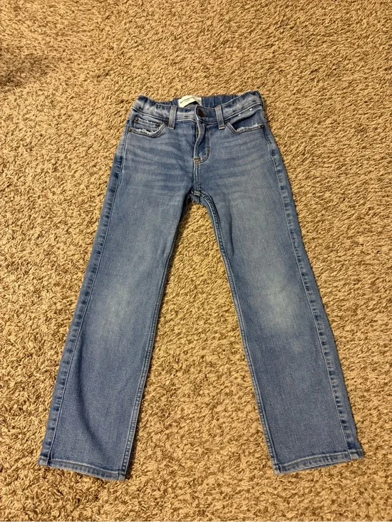 abercrombie kids Light Blue Straight Leg Jeans