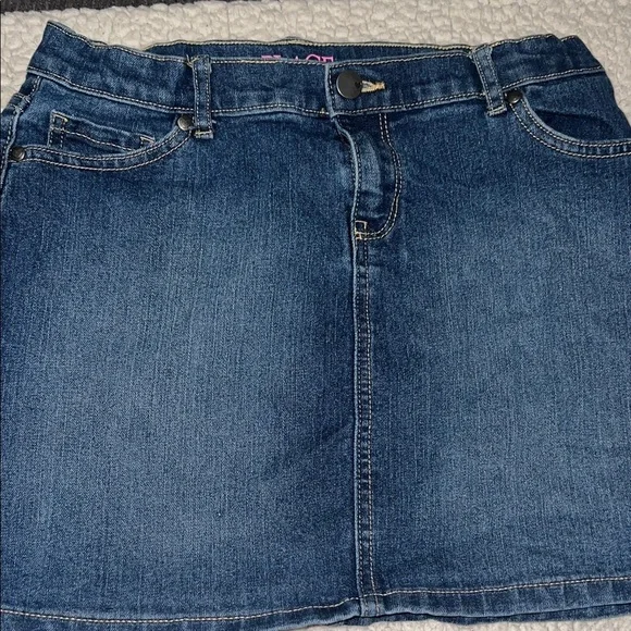 Place Indigo Denim Skirt