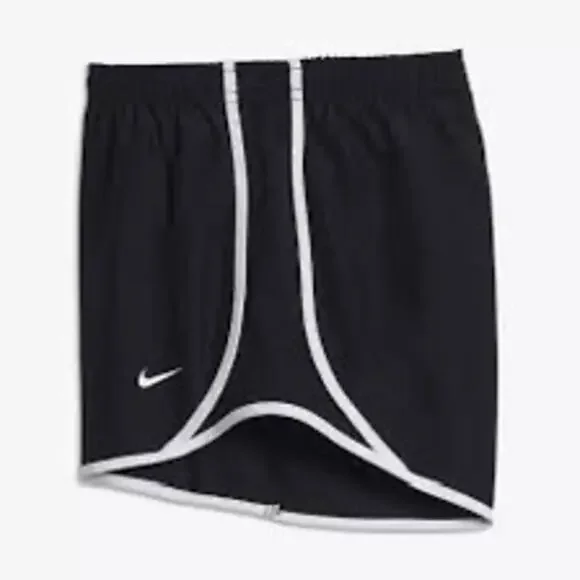 Nike Tempo Black Girls' Dri-FIT Running Shorts - L
