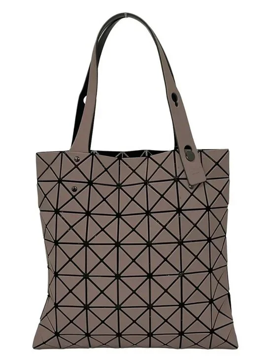 BAOBAO ISSEYMIYAKE Prism Matte BB13-AG507 Pink Beige PVC Polyester Tote Bag