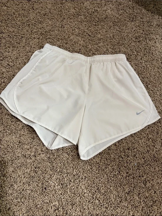 Nike Youth White Lightweight Running Shorts