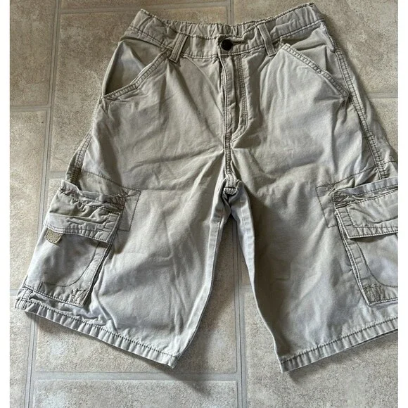 Wrangler Shorts Boys Size 14 Cargo Adjustable Waist