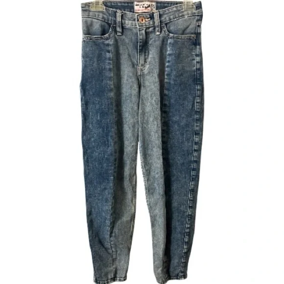 Abercrombie Kids High Rise Mini Mom Jeans, Y2K, Tapered Leg, Slim, Sz 13/14​