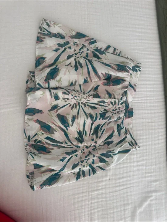 Sadie & Sage Floral Skirt in Pink, Teal & Cream