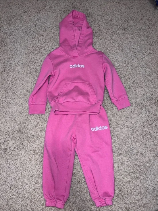 Toddler Adidas Hoodie & Jogger Set