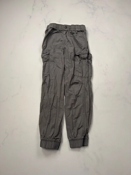 OshKosh B'gosh Cargo Pants Gray Pockets Elastic Waist - Boys 12