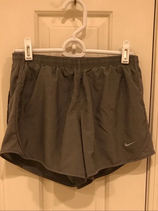 Nike Gray Girls Dri-FIT Running Shorts