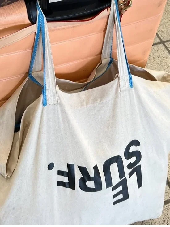 Ping Pong Surf Club Oversized Tote Beach Bag