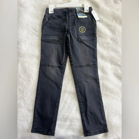 art class boys size 6 Black Super Skinny Jeans with Drawstring Waist NWT