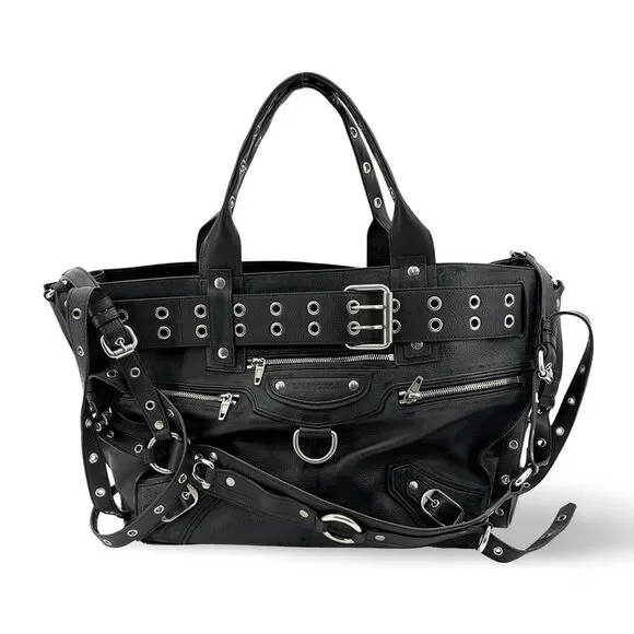 Balenciaga EMO Large Tote Bag Black