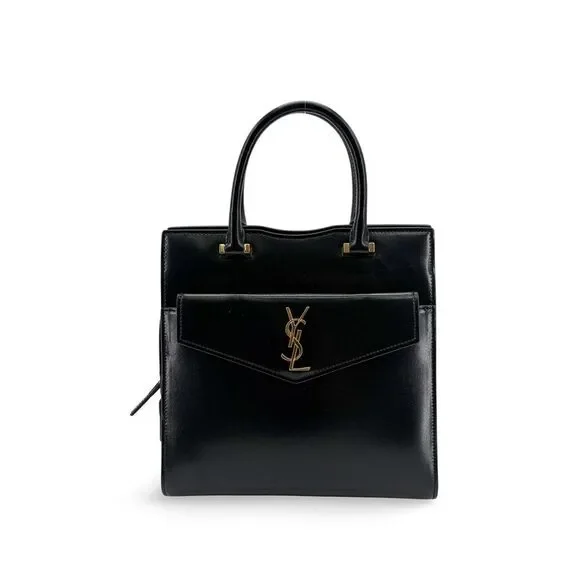 Saint Laurent Small Uptown Tote Bag Black
