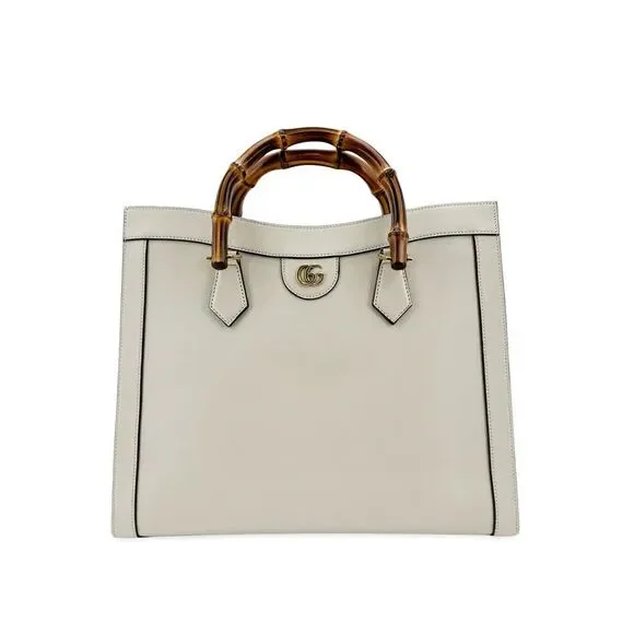 Gucci Diana Medium Tote Bag White
