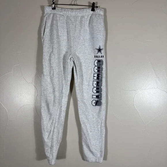 NFL Team Apparel Youth Pants Dallas Cowboys Size L 14-16 Track Sweatpants
