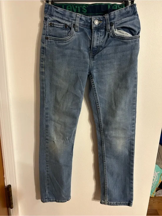 Levi's boys Light Wash Skinny Jeans