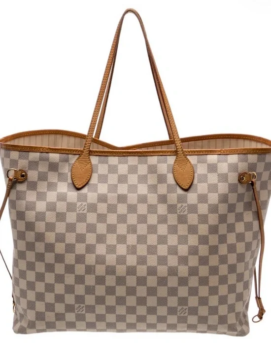 Louis Vuitton Damier Azur Canvas Tote GM Neverfull- Large size