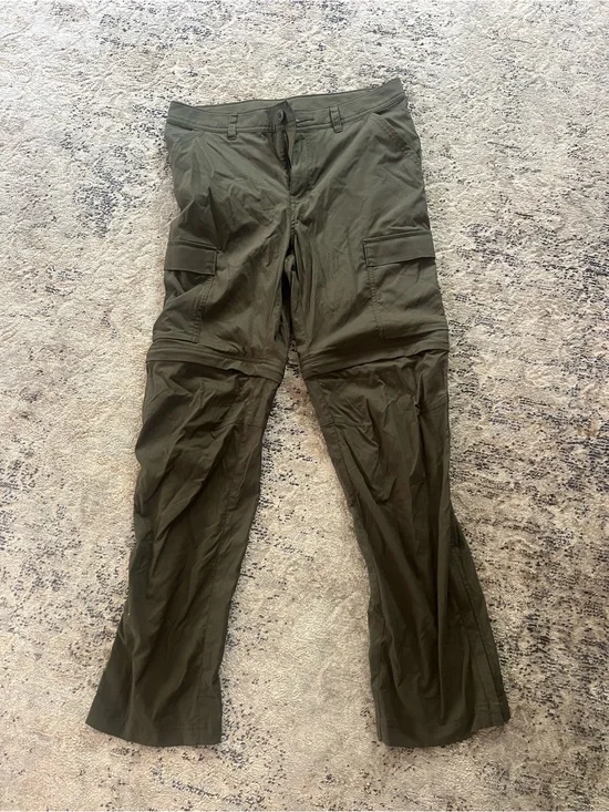 REI Men's Olive Cargo Pants - Dark Green Utility Trousers