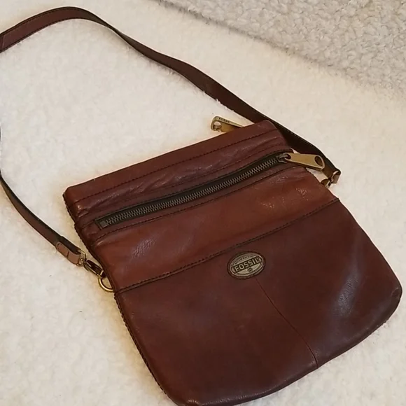 Fossil Crossbody Bag Genuine Leather