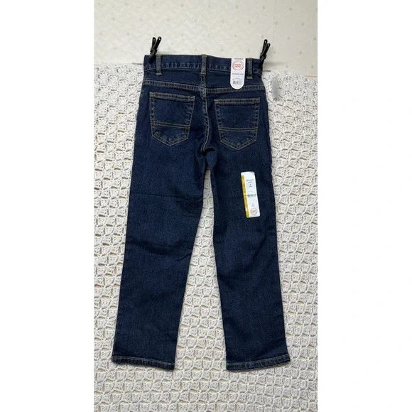 Wonder Nation Jean Girls Size 8 Slim Blue Denim Adjustable Waist Relaxed NWT
