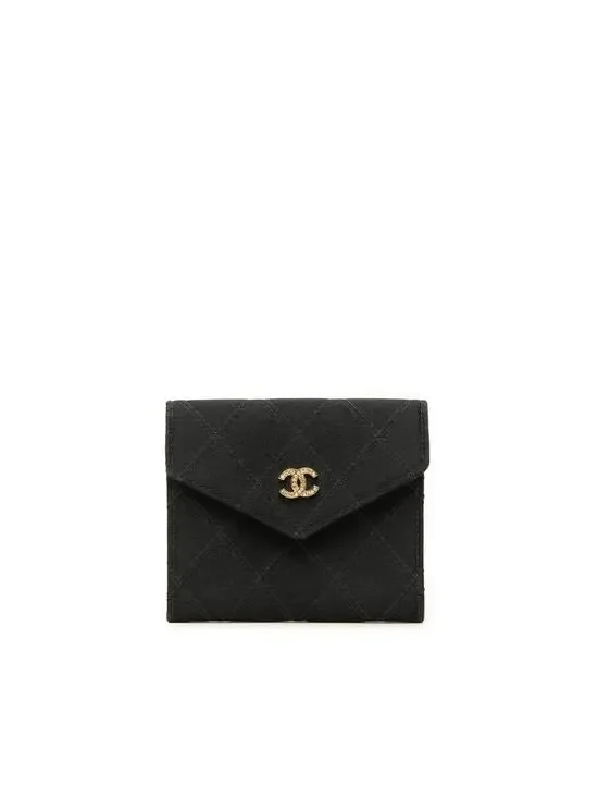 Chanel Cc Satin Flap Coin Pouch Pre- #329886C38B