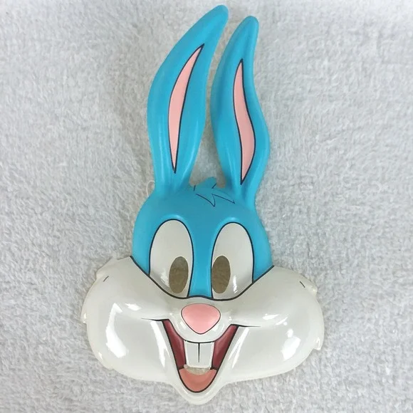 VTG Tiny Toon Adventures Buster Bunny Bugs‎ Mask 1993 Rubie's Costume Co