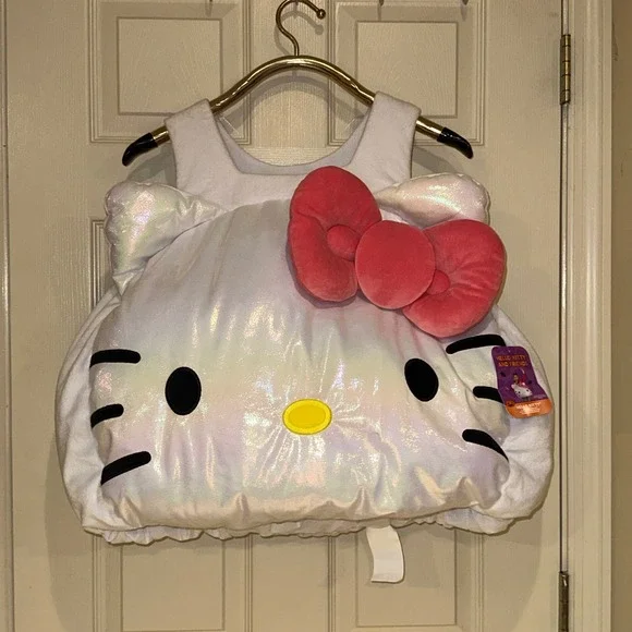 Hello Kitty Character Costume Jazwares Sanrio Iridescent Plush Tunic JWC6337 NWT