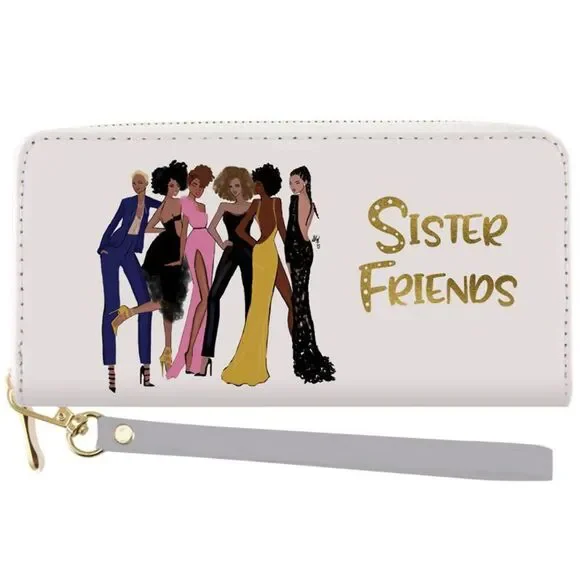 Clutch Wallet w/ Wrist Strap | Sister Friends 2