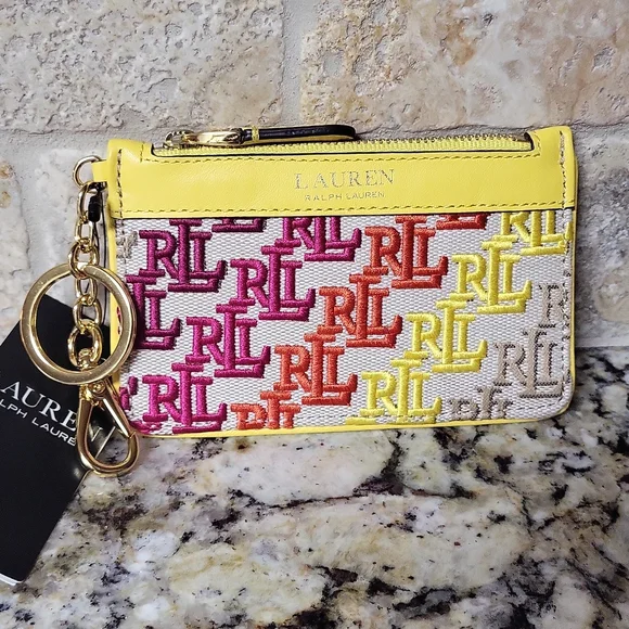 Ralph Lauren Zip Card Case
